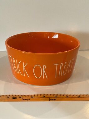 Large RAE DUNN Halloween Trick or Treat Bowl